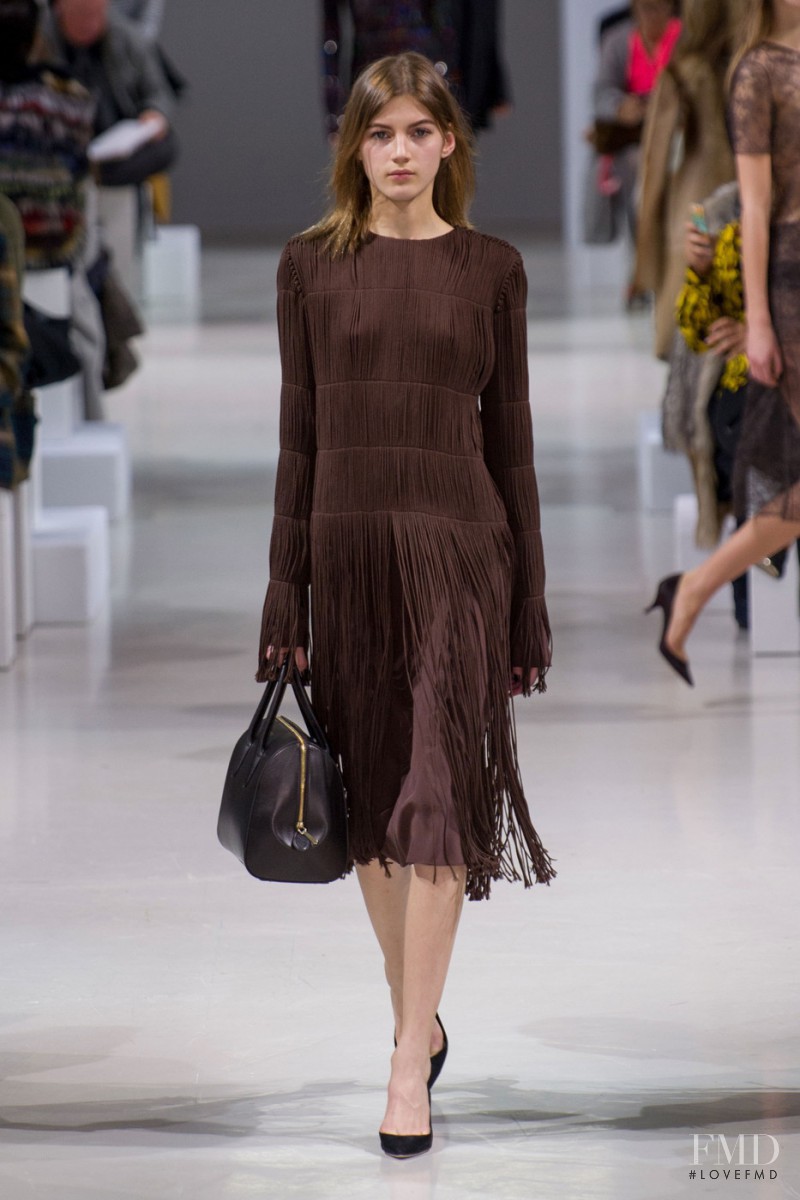 Valery Kaufman featured in  the Nina Ricci fashion show for Autumn/Winter 2015
