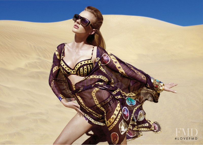 Anne Vyalitsyna featured in  the Gottex advertisement for Spring/Summer 2012