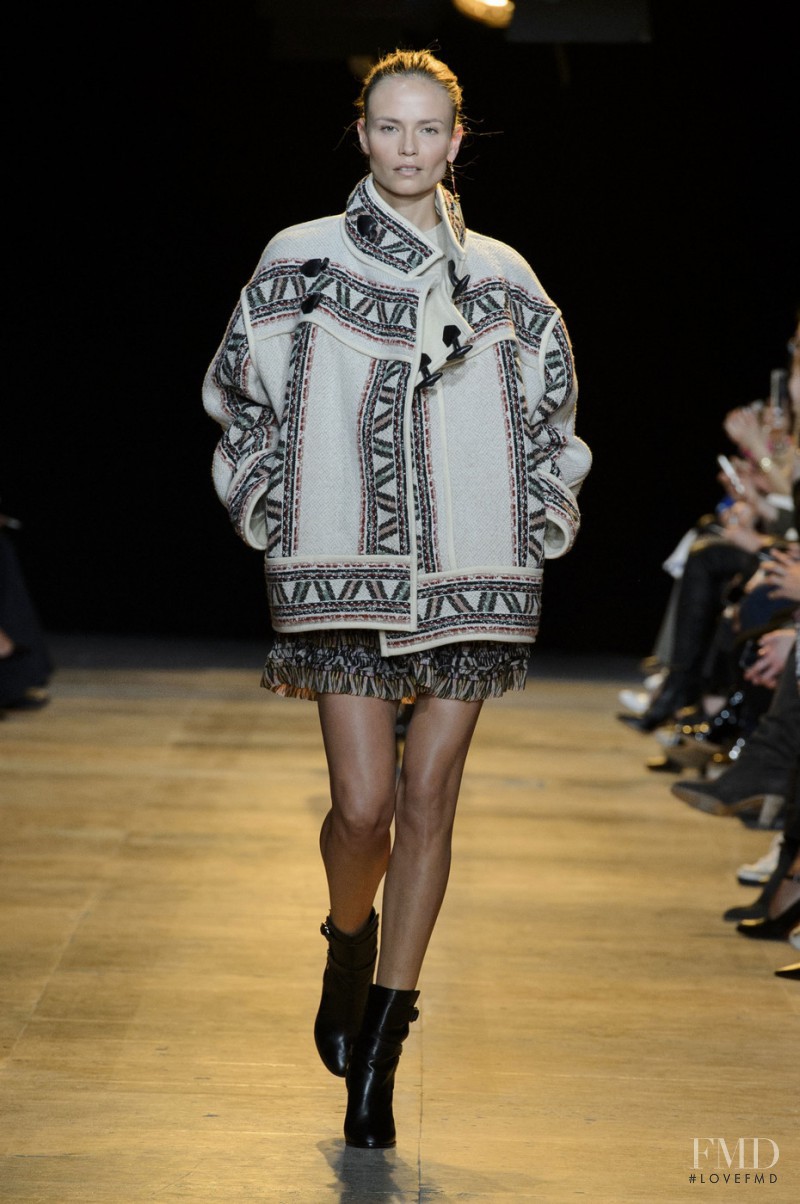 Natasha Poly featured in  the Isabel Marant fashion show for Autumn/Winter 2015