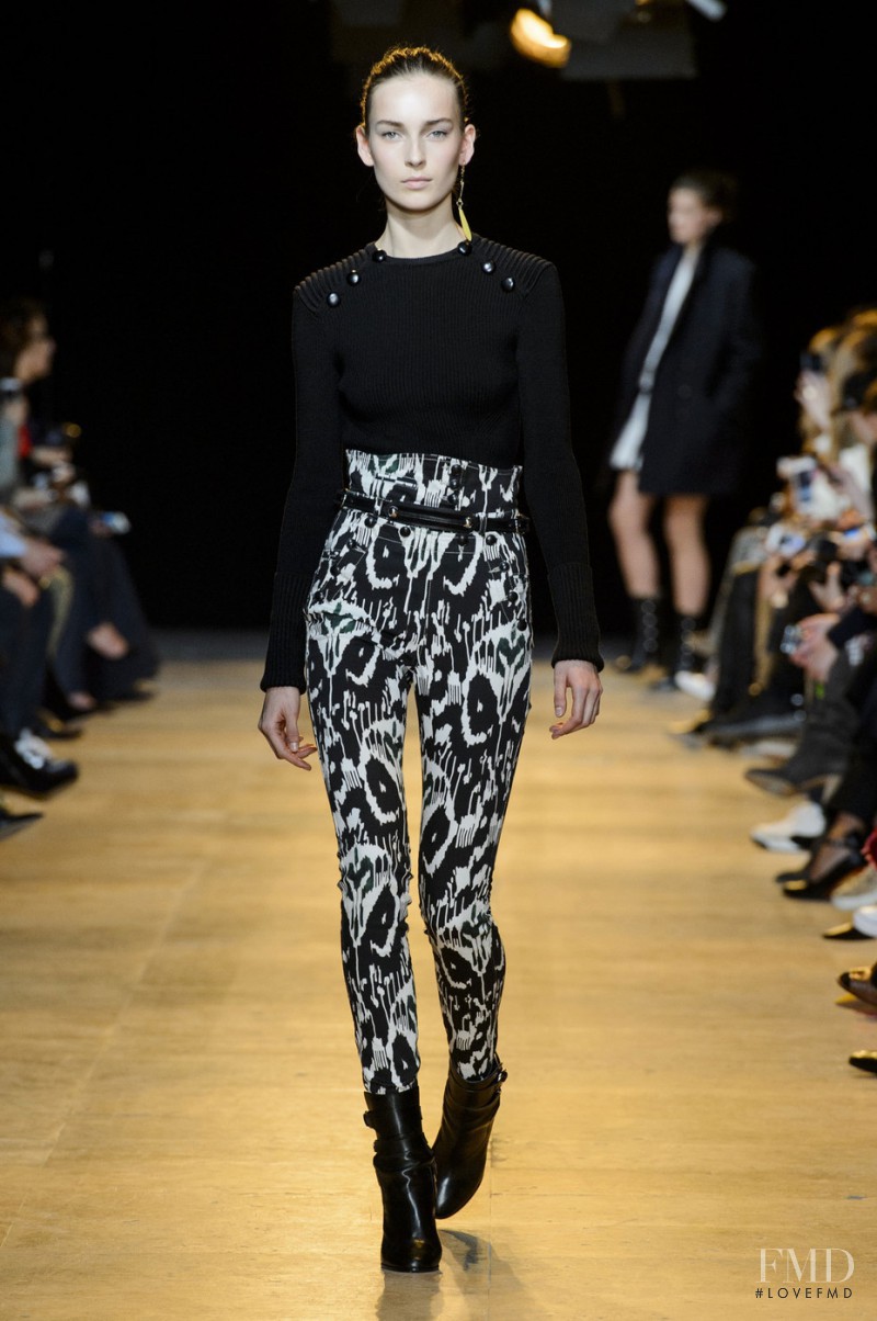 Julia Bergshoeff featured in  the Isabel Marant fashion show for Autumn/Winter 2015