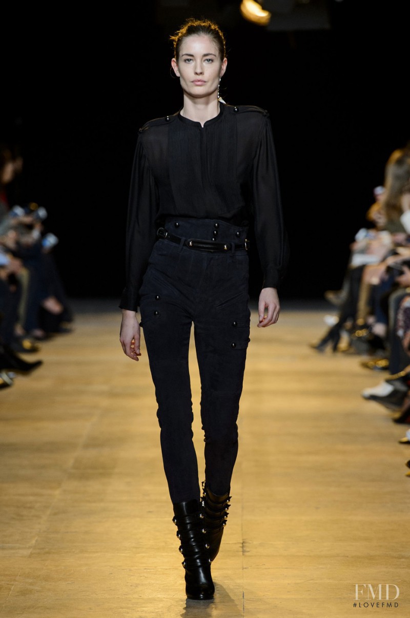 Nadja Bender featured in  the Isabel Marant fashion show for Autumn/Winter 2015