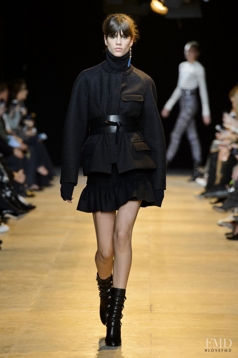 Antonina Petkovic featured in  the Isabel Marant fashion show for Autumn/Winter 2015