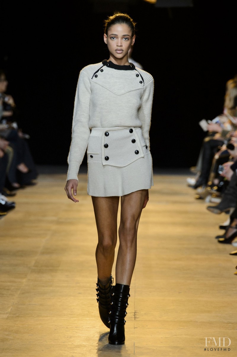 Aya Jones featured in  the Isabel Marant fashion show for Autumn/Winter 2015
