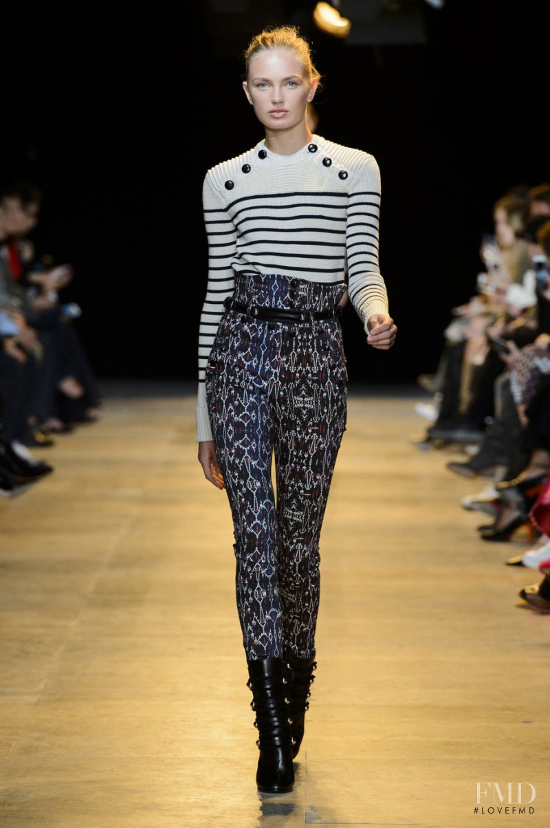 Romee Strijd featured in  the Isabel Marant fashion show for Autumn/Winter 2015