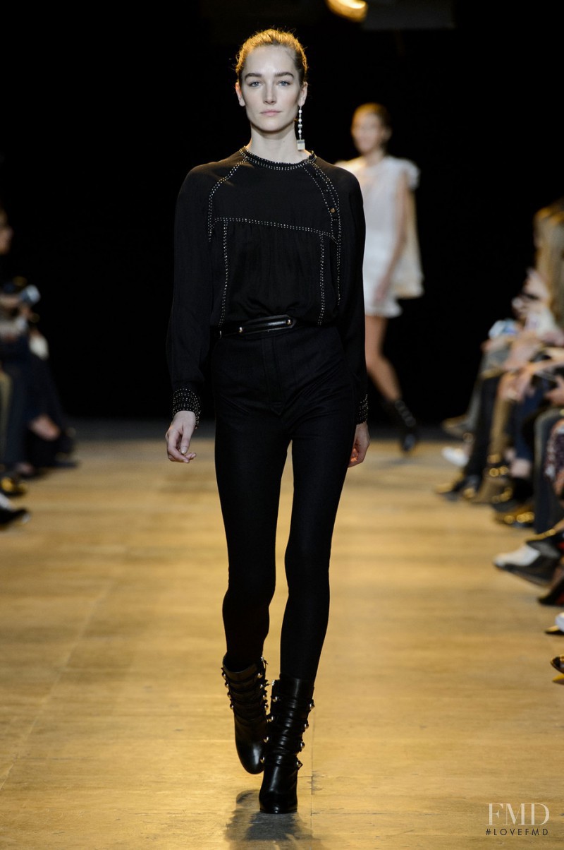 Joséphine Le Tutour featured in  the Isabel Marant fashion show for Autumn/Winter 2015