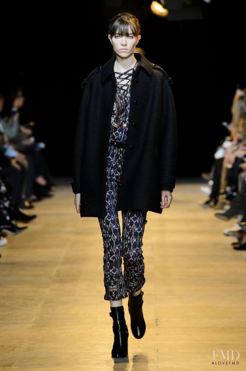 Grace Hartzel featured in  the Isabel Marant fashion show for Autumn/Winter 2015