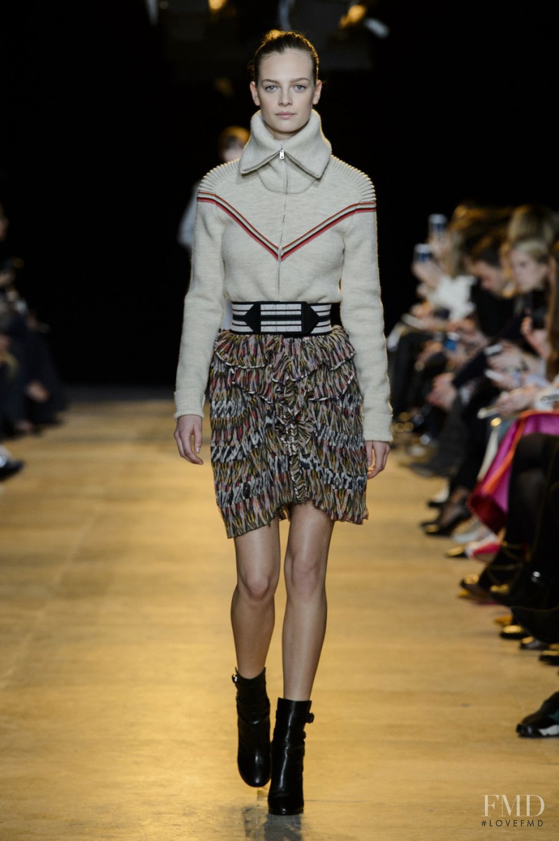 Ine Neefs featured in  the Isabel Marant fashion show for Autumn/Winter 2015