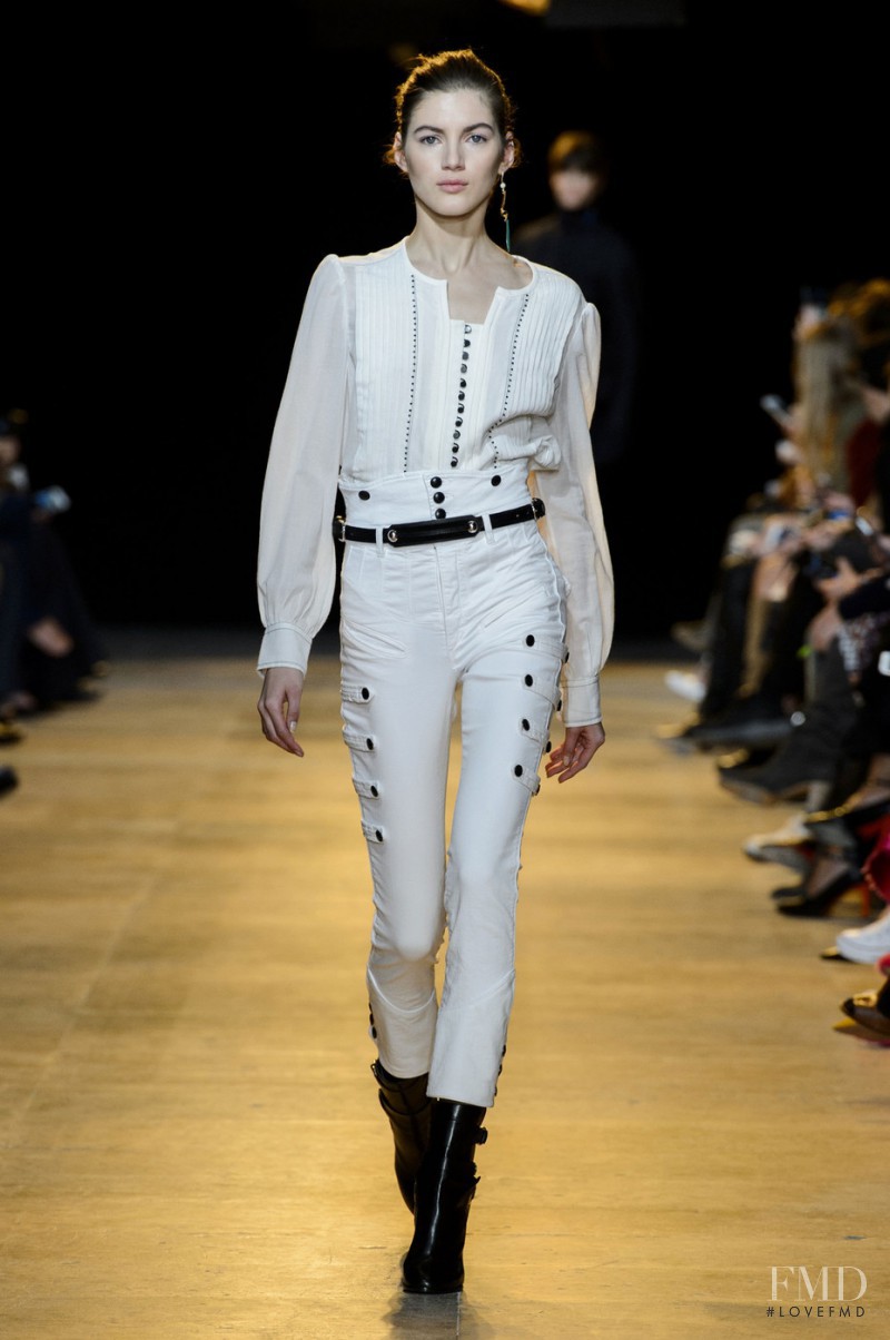 Valery Kaufman featured in  the Isabel Marant fashion show for Autumn/Winter 2015
