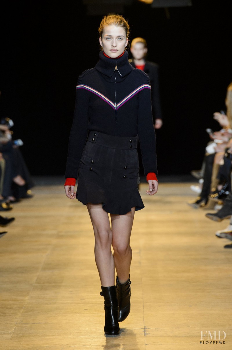 Regitze Harregaard Christensen featured in  the Isabel Marant fashion show for Autumn/Winter 2015