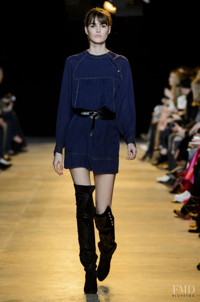 Vanessa Moody featured in  the Isabel Marant fashion show for Autumn/Winter 2015