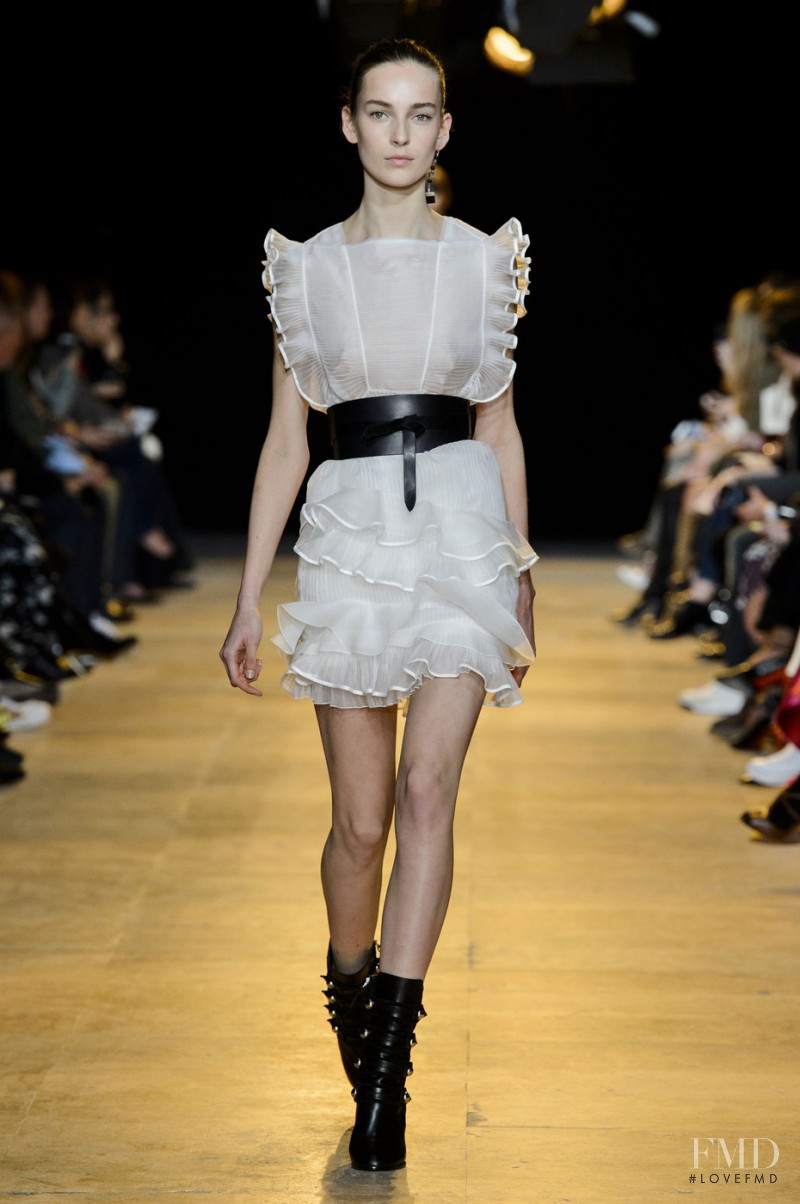 Julia Bergshoeff featured in  the Isabel Marant fashion show for Autumn/Winter 2015