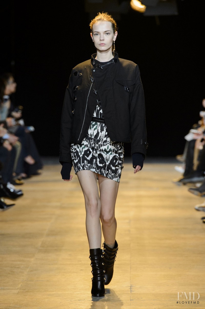 Mina Cvetkovic featured in  the Isabel Marant fashion show for Autumn/Winter 2015