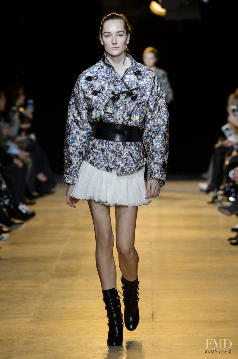 Joséphine Le Tutour featured in  the Isabel Marant fashion show for Autumn/Winter 2015