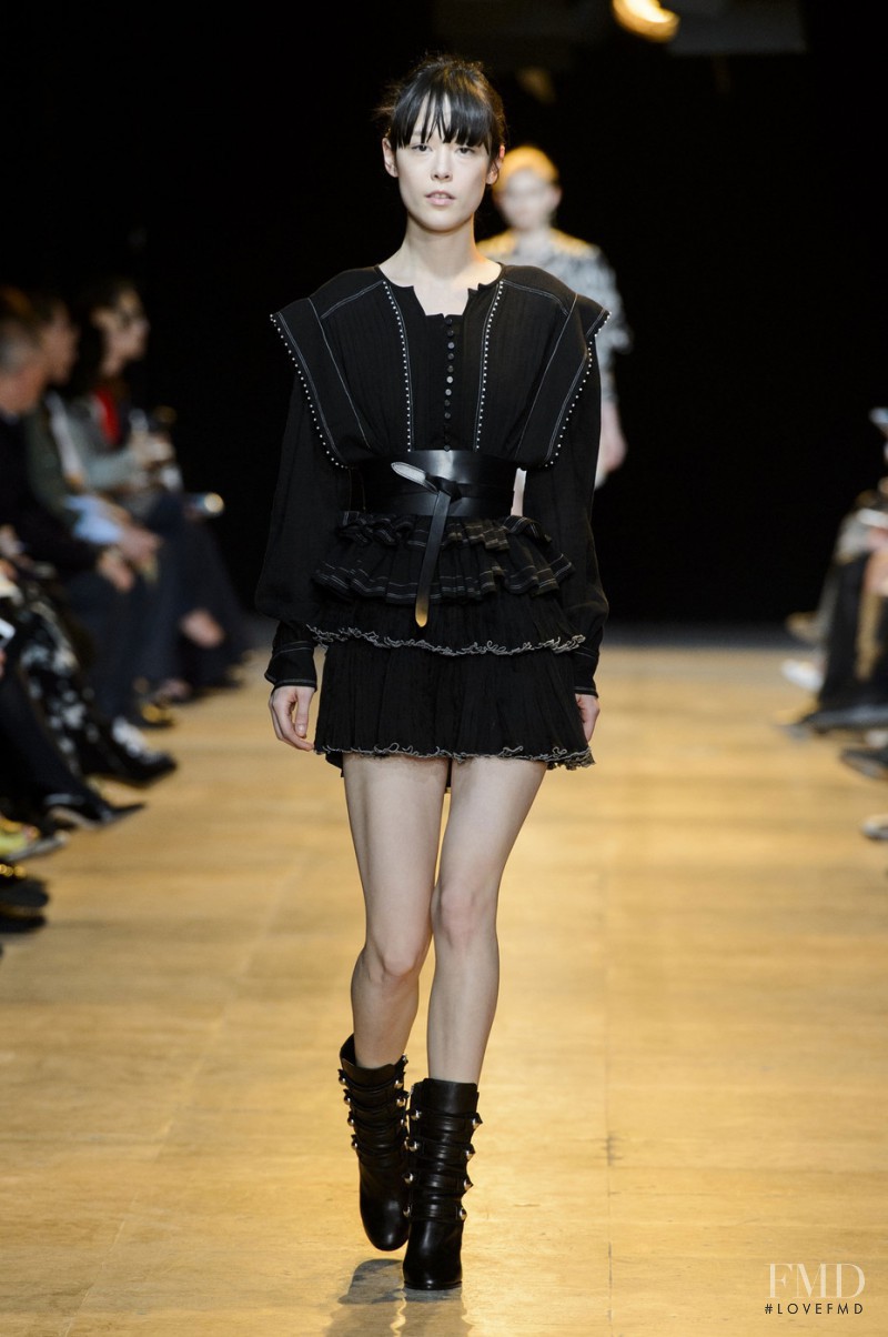 Mae Lapres featured in  the Isabel Marant fashion show for Autumn/Winter 2015