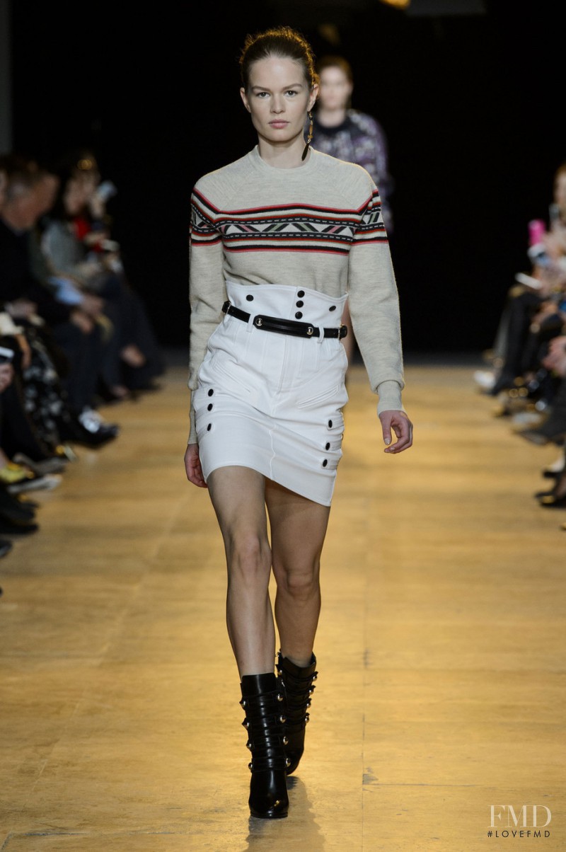 Anna Ewers featured in  the Isabel Marant fashion show for Autumn/Winter 2015