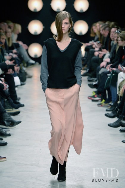 Regitze Harregaard Christensen featured in  the Bruuns Bazaar fashion show for Autumn/Winter 2014