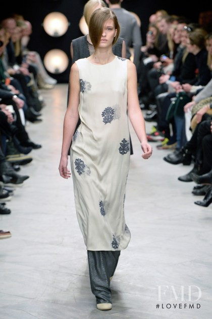 Regitze Harregaard Christensen featured in  the Bruuns Bazaar fashion show for Autumn/Winter 2014