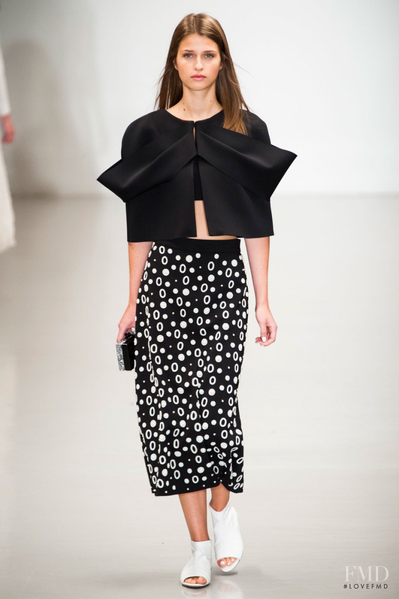 Regitze Harregaard Christensen featured in  the Osman by Osman Yousefzada fashion show for Spring/Summer 2015