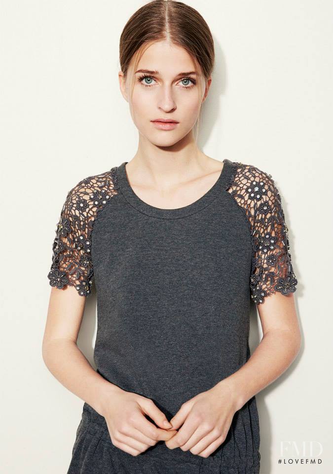 Regitze Harregaard Christensen featured in  the Intropia lookbook for Autumn/Winter 2014