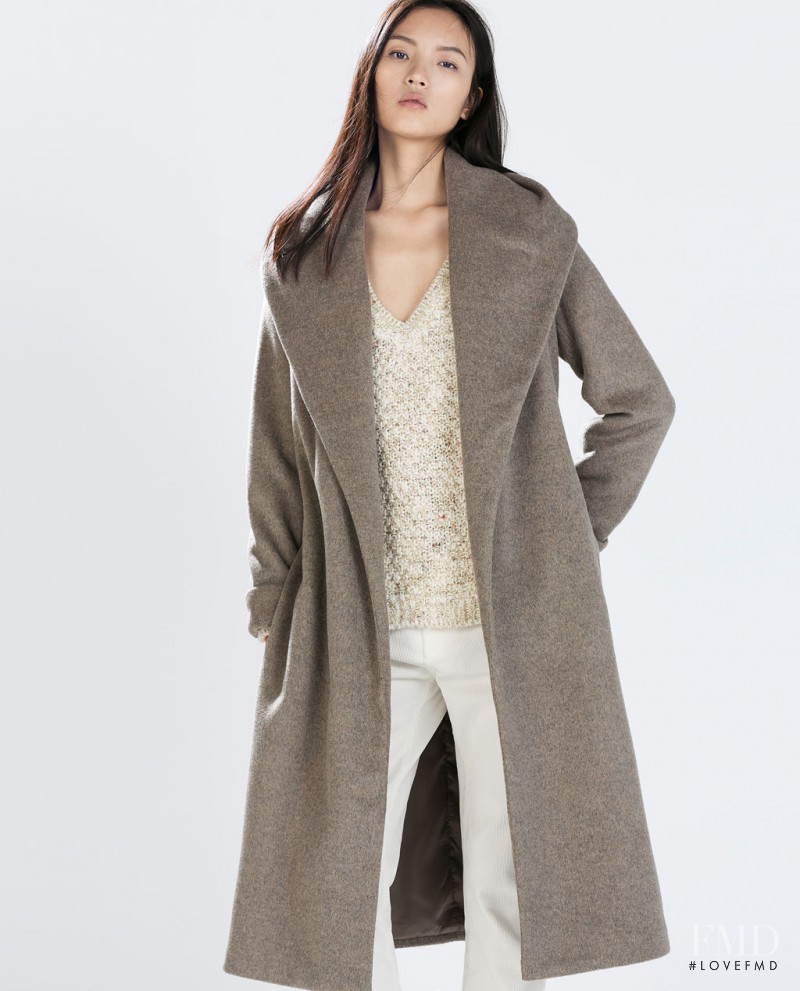 Luping Wang featured in  the Zara catalogue for Autumn/Winter 2014