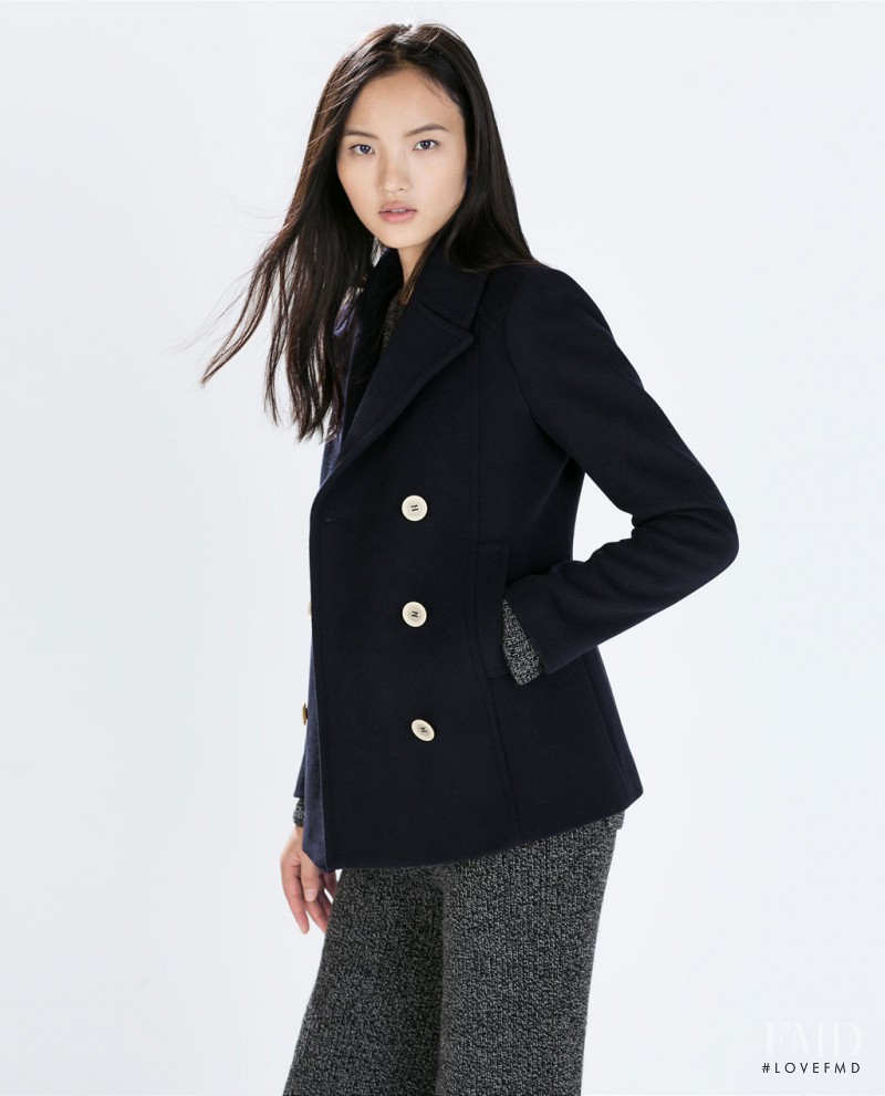 Luping Wang featured in  the Zara catalogue for Autumn/Winter 2014
