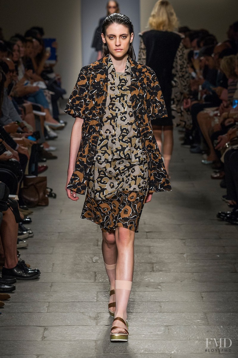 Serena Archetti featured in  the Cividini fashion show for Spring/Summer 2015
