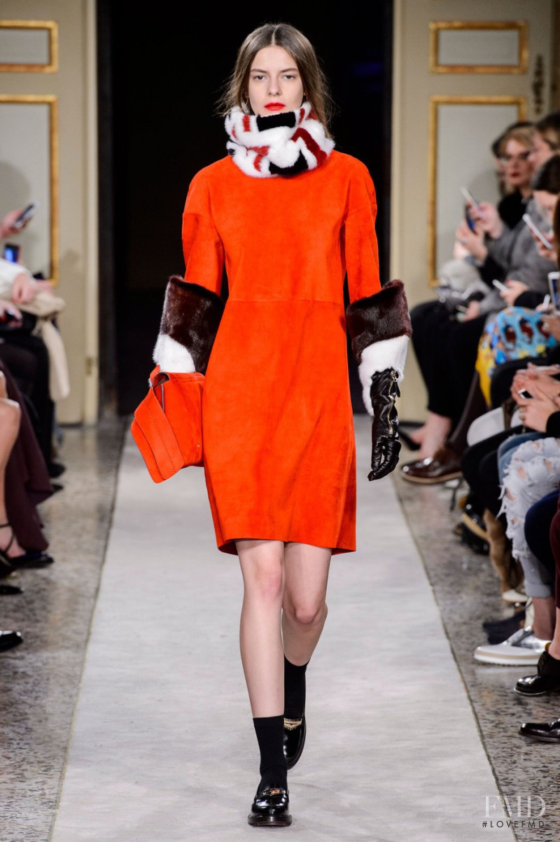 Dasha Denisenko featured in  the Tod\'s fashion show for Autumn/Winter 2015