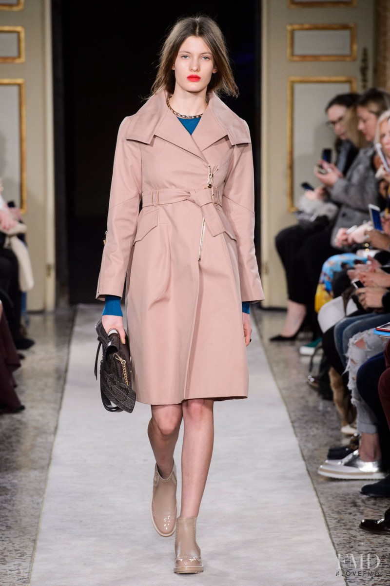 Louise Lefebure featured in  the Tod\'s fashion show for Autumn/Winter 2015