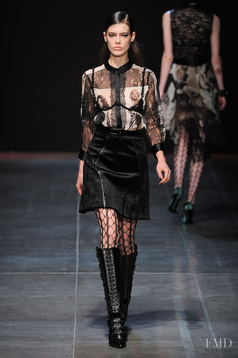 Taja Feistner featured in  the Angelo Marani fashion show for Autumn/Winter 2015