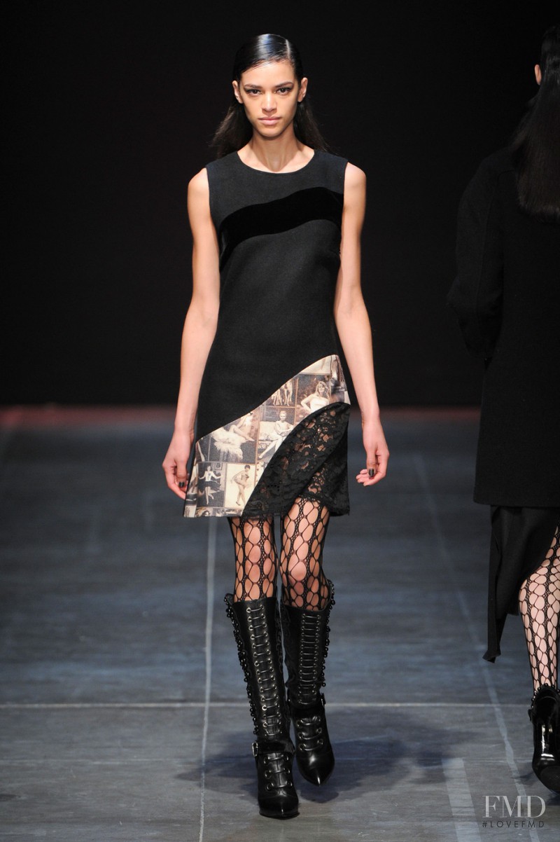 Frida Munting featured in  the Angelo Marani fashion show for Autumn/Winter 2015