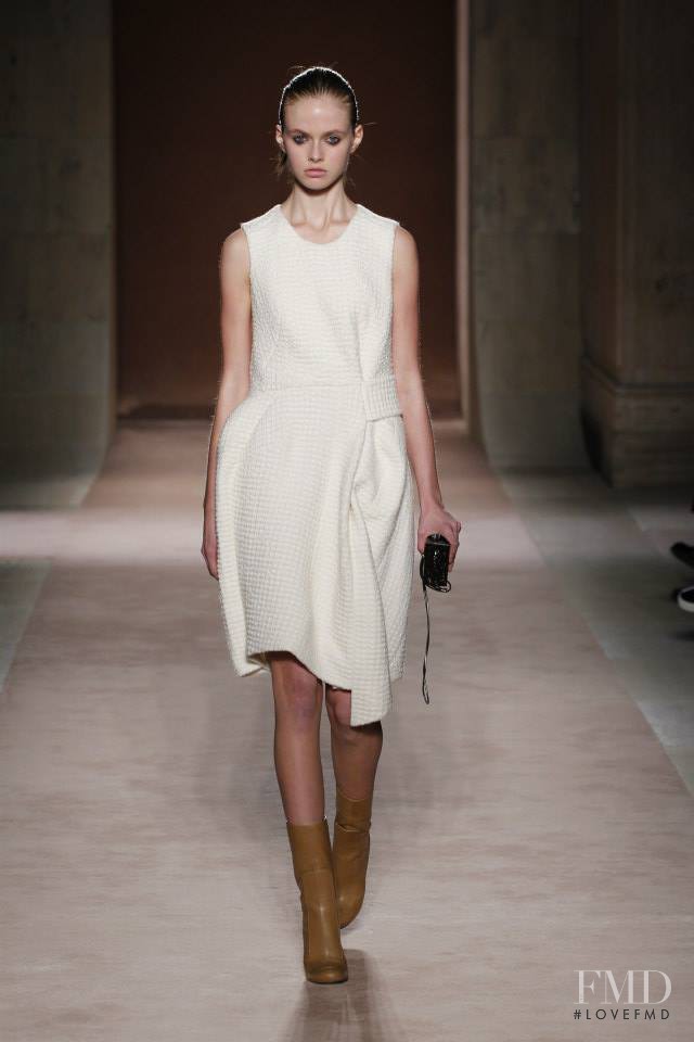 Avery Blanchard featured in  the Victoria Beckham fashion show for Autumn/Winter 2015