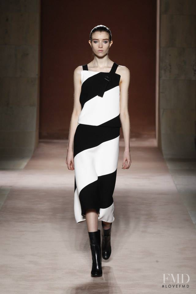 Grace Hartzel featured in  the Victoria Beckham fashion show for Autumn/Winter 2015