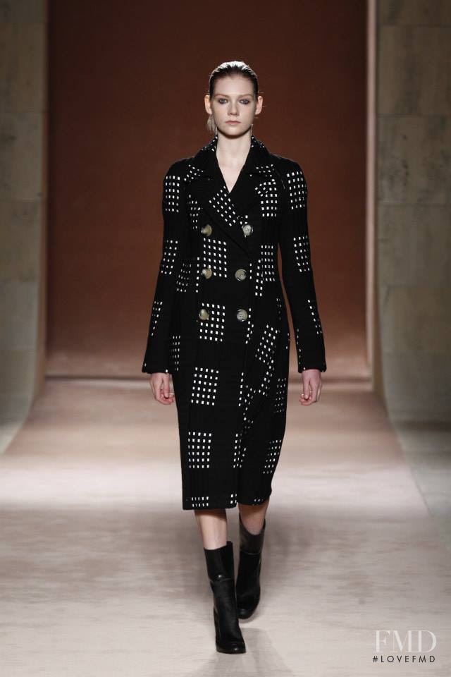 Marland Backus featured in  the Victoria Beckham fashion show for Autumn/Winter 2015