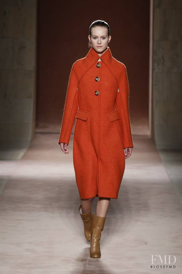 Julie Hoomans featured in  the Victoria Beckham fashion show for Autumn/Winter 2015