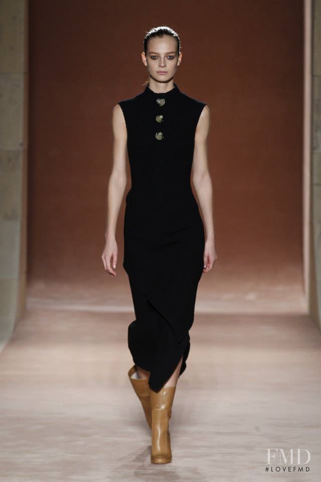 Ine Neefs featured in  the Victoria Beckham fashion show for Autumn/Winter 2015