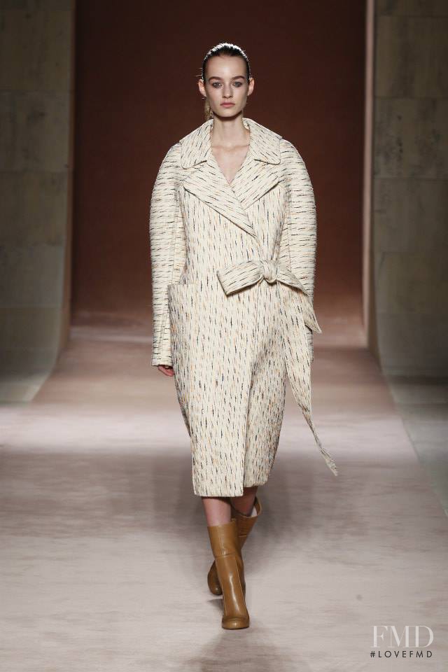 Maartje Verhoef featured in  the Victoria Beckham fashion show for Autumn/Winter 2015