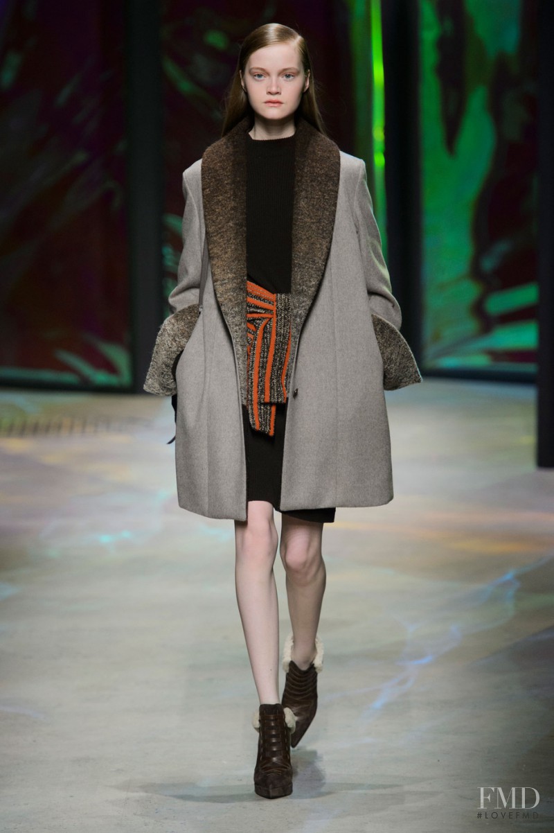 Mia Gruenwald featured in  the Thakoon fashion show for Autumn/Winter 2015