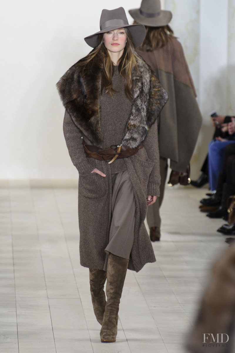Sophia Ahrens featured in  the Ralph Lauren Collection fashion show for Autumn/Winter 2015