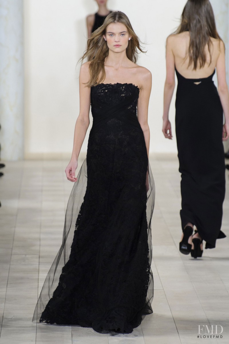 Kate Grigorieva featured in  the Ralph Lauren Collection fashion show for Autumn/Winter 2015