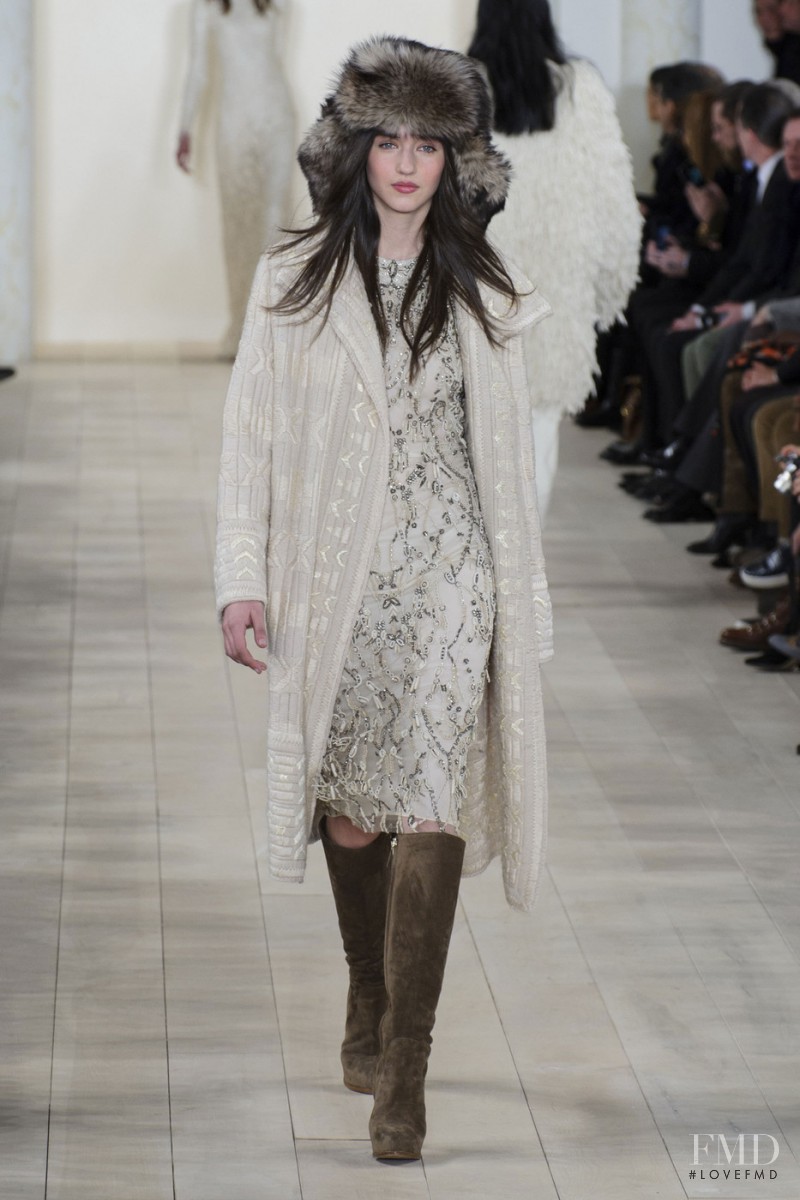Gabby Westbrook-Patrick featured in  the Ralph Lauren Collection fashion show for Autumn/Winter 2015