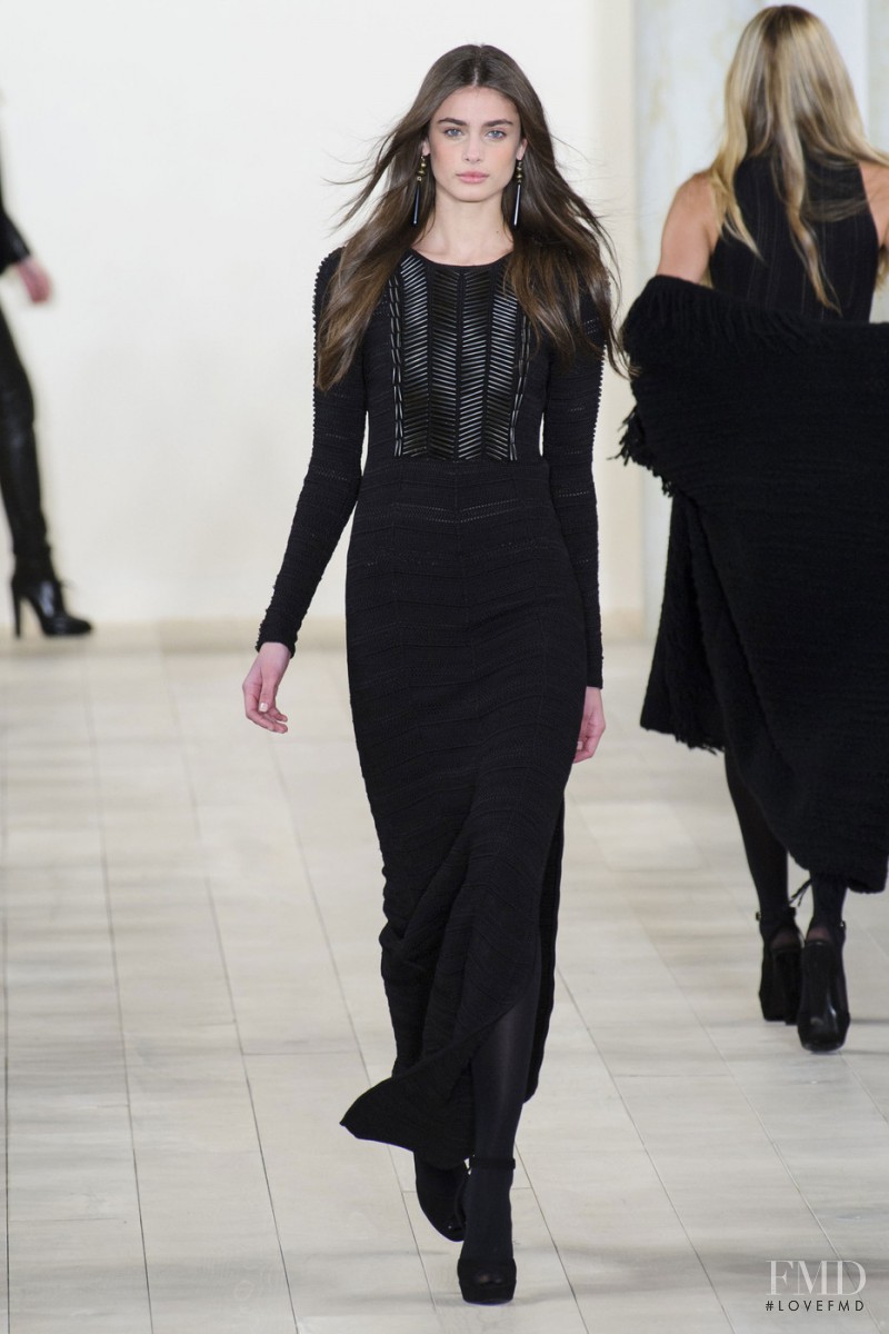 Taylor Hill featured in  the Ralph Lauren Collection fashion show for Autumn/Winter 2015
