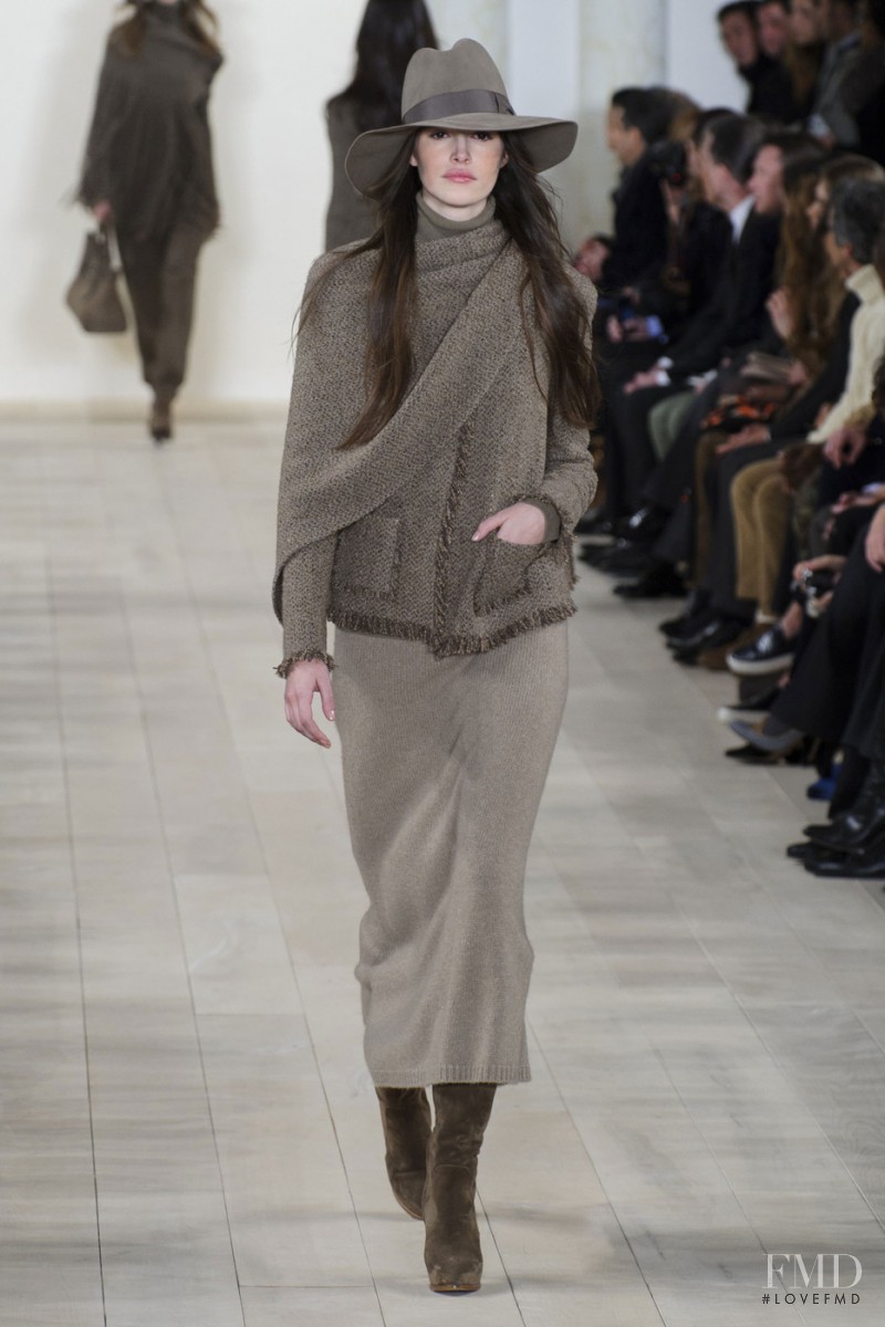 Vanessa Moody featured in  the Ralph Lauren Collection fashion show for Autumn/Winter 2015