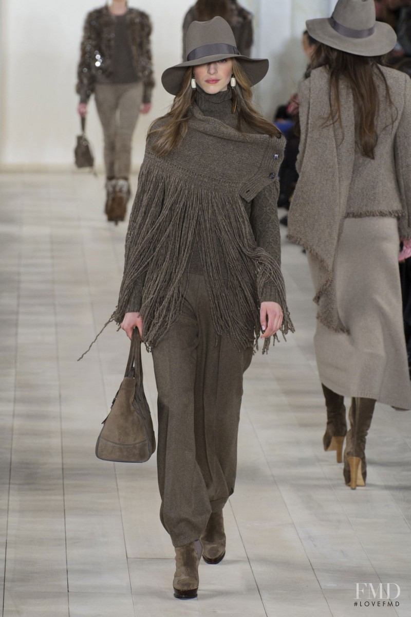 Hedvig Palm featured in  the Ralph Lauren Collection fashion show for Autumn/Winter 2015