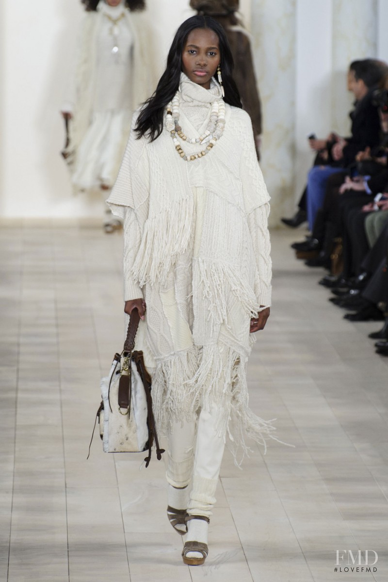 Tami Williams featured in  the Ralph Lauren Collection fashion show for Autumn/Winter 2015
