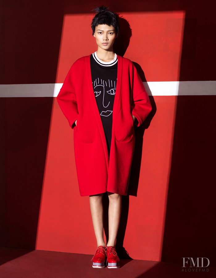 Luping Wang featured in  the Annakiki lookbook for Spring/Summer 2015