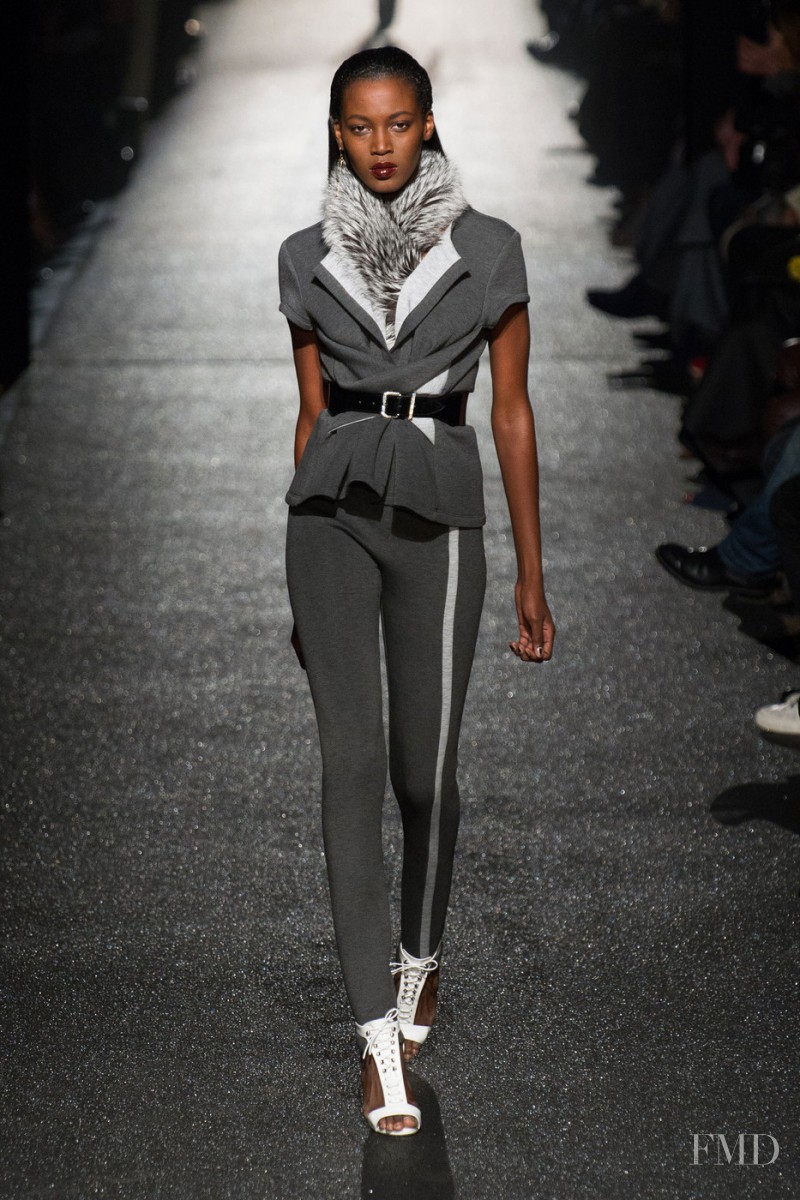 Kai Newman featured in  the Alexis Mabille fashion show for Autumn/Winter 2015