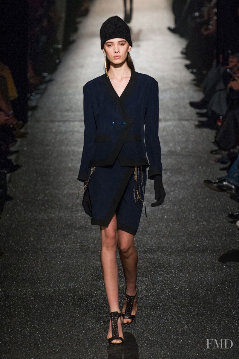 Jaque Cantelli featured in  the Alexis Mabille fashion show for Autumn/Winter 2015