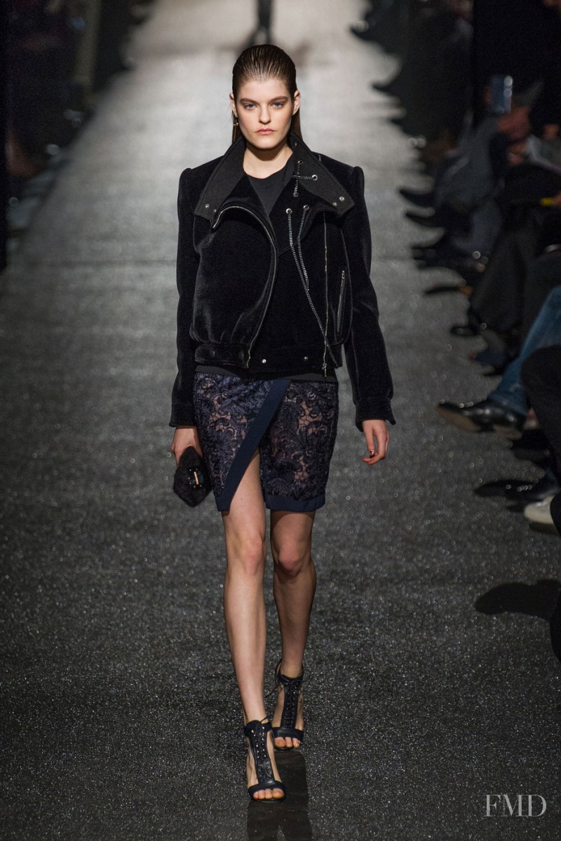 Kia Low featured in  the Alexis Mabille fashion show for Autumn/Winter 2015