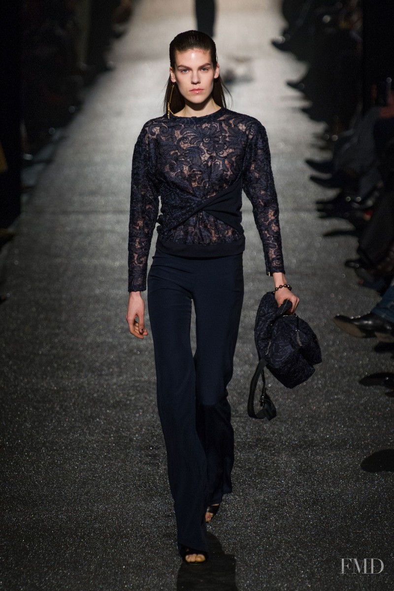 Annemijn Dijs featured in  the Alexis Mabille fashion show for Autumn/Winter 2015