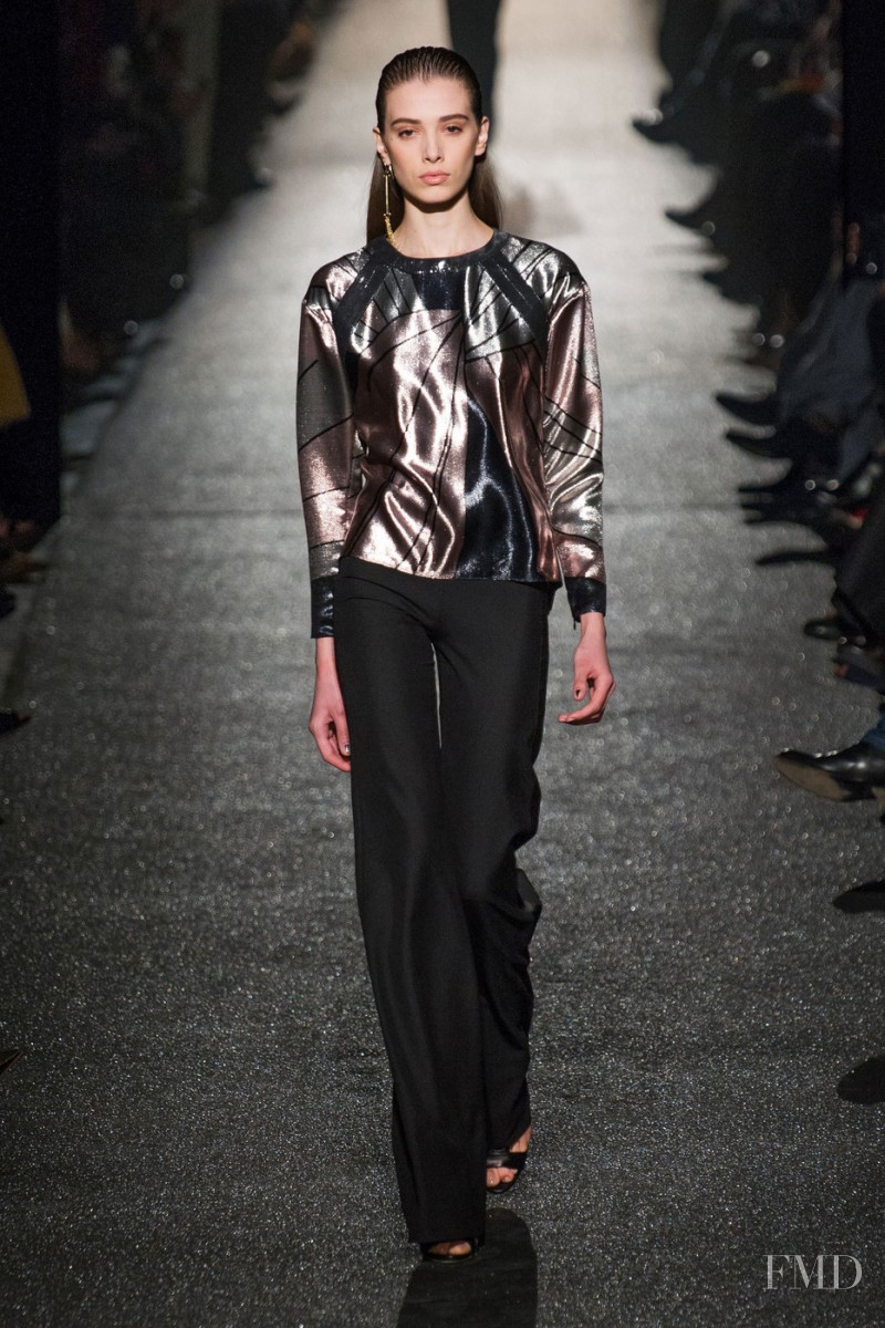 Jaque Cantelli featured in  the Alexis Mabille fashion show for Autumn/Winter 2015